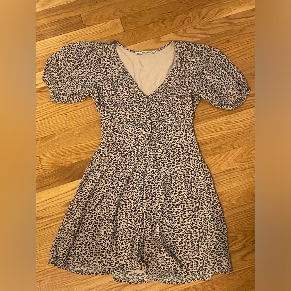 Abercrombie cheetah print sundress